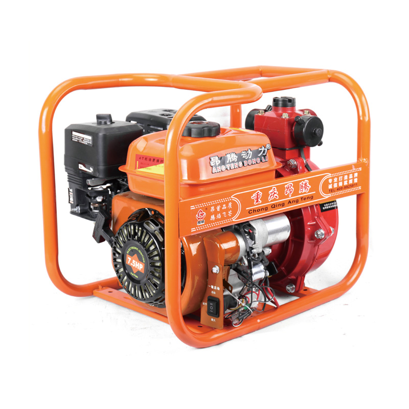 Bomba de agua agrícola de doble impulsor de gasolina