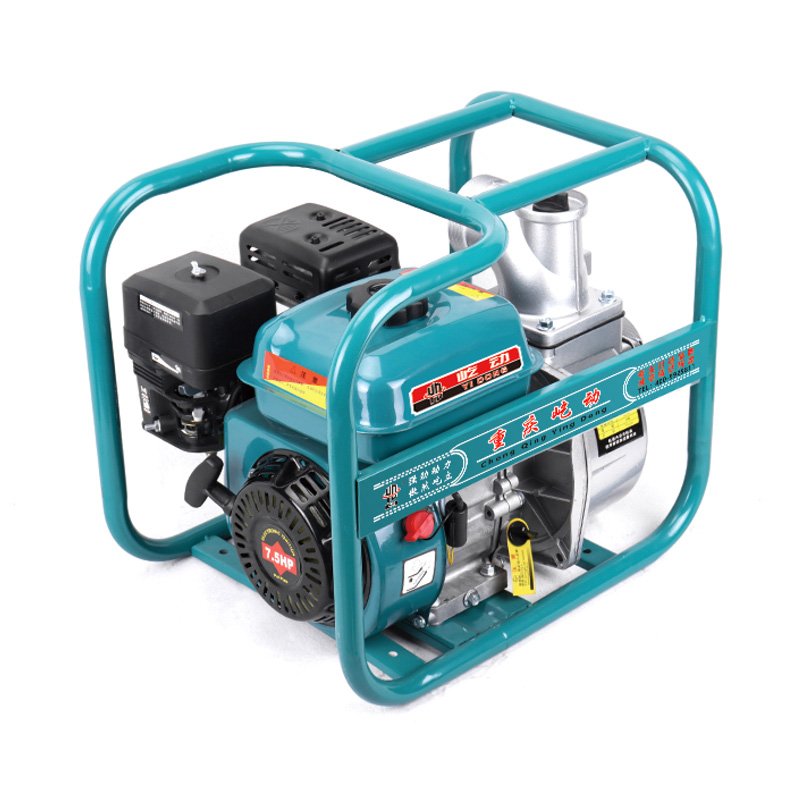 Bomba de riego de agua con motor de gasolina