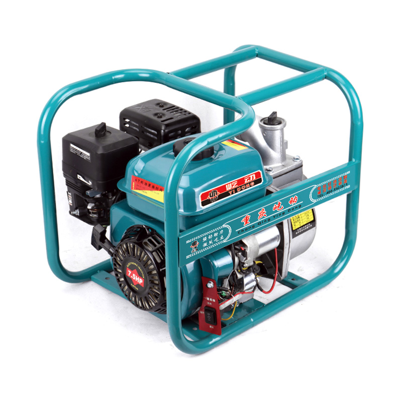 Bomba de riego de agua con motor de gasolina