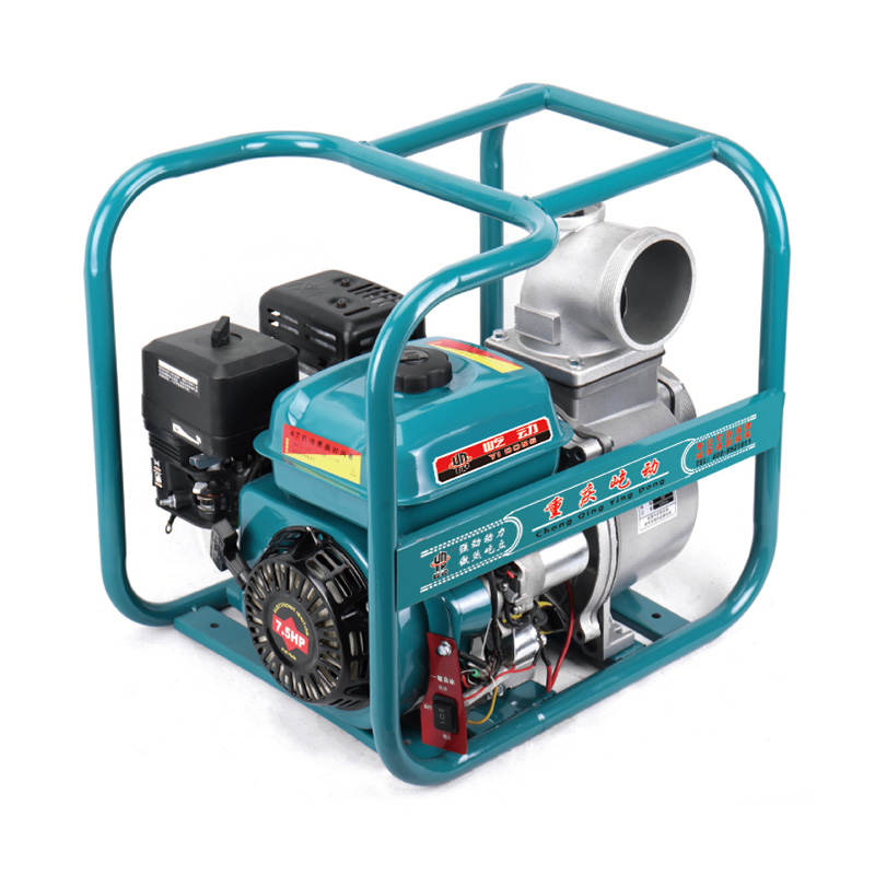 Bomba de riego de agua con motor de gasolina