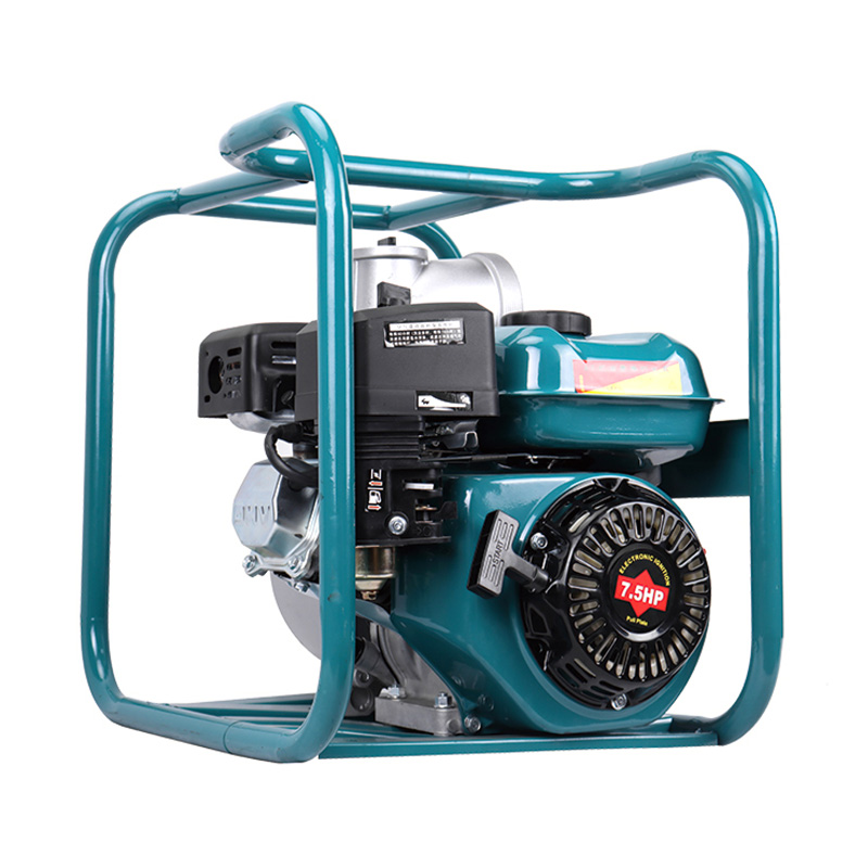 Bomba de riego de agua con motor de gasolina