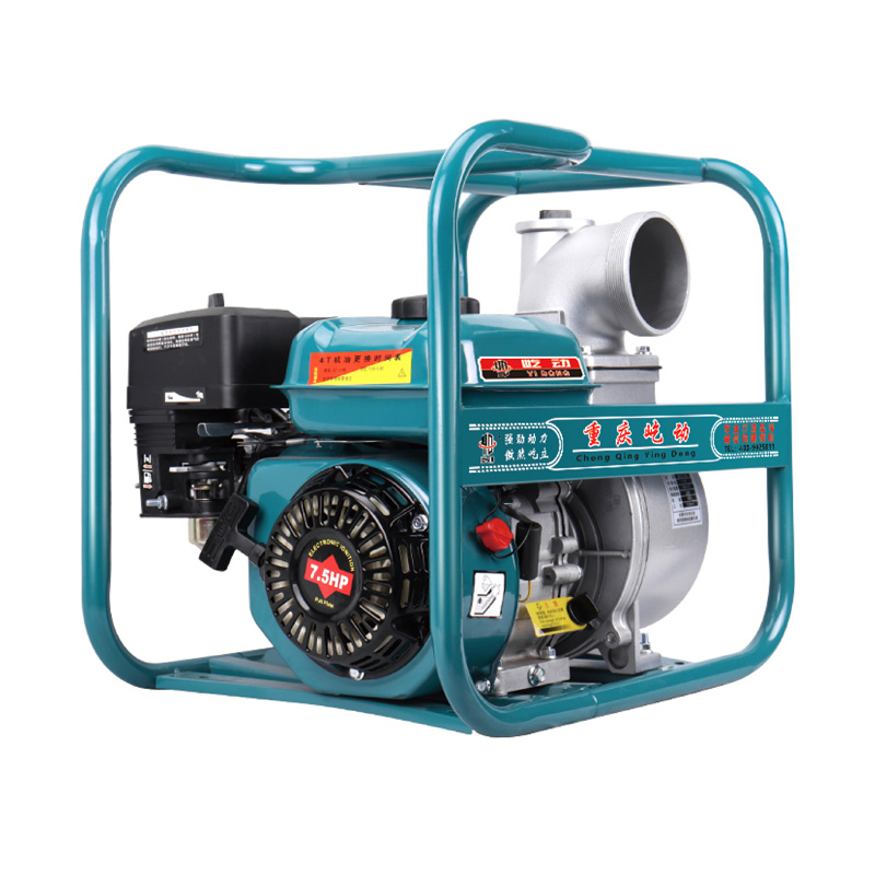 Bomba de riego de agua con motor de gasolina