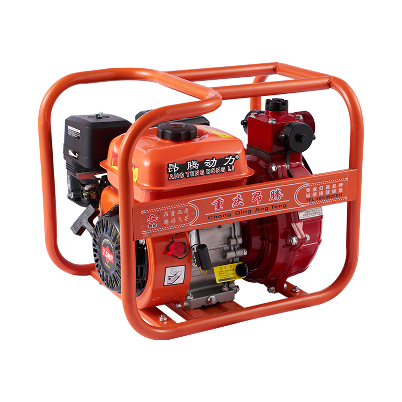 Bomba de agua agrícola de doble impulsor de gasolina