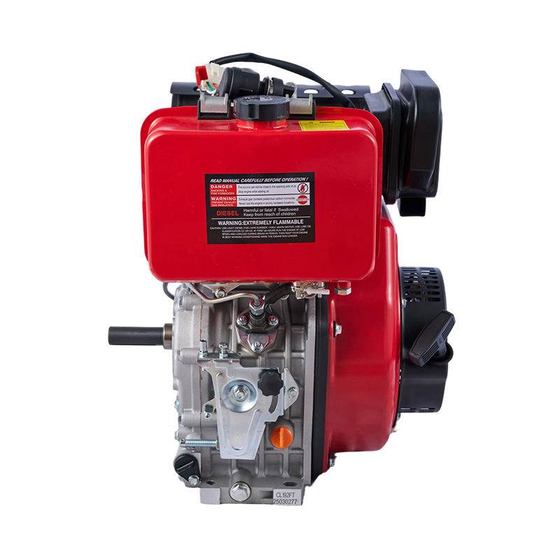 Motor diésel de refrigeración por aire de un solo cilindro 170f