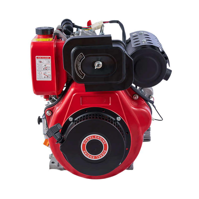 Motor diésel de refrigeración por aire de un solo cilindro 170f