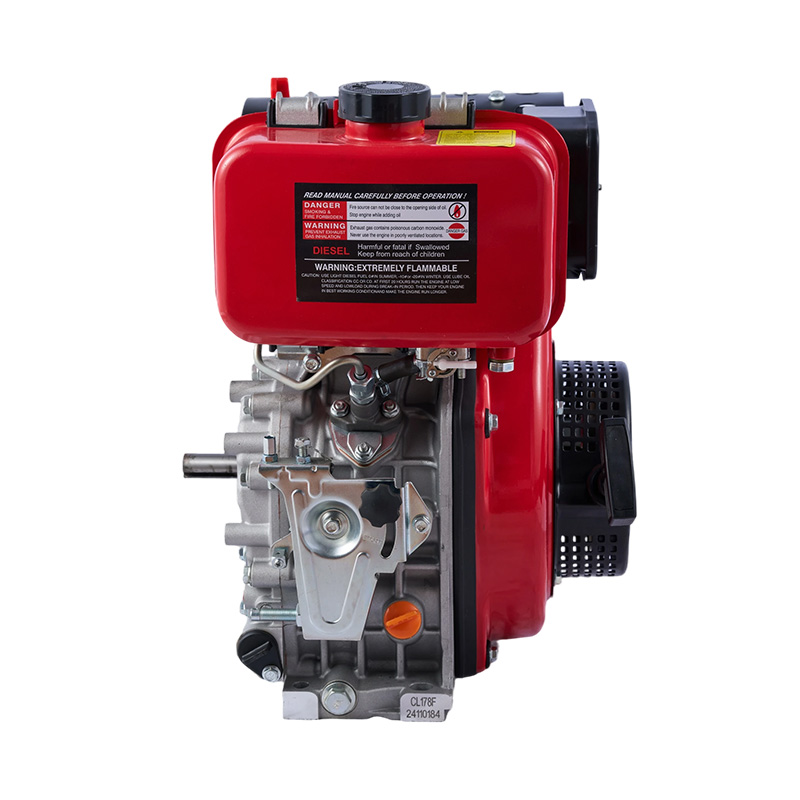 Motor diésel de refrigeración por aire de un solo cilindro 170f