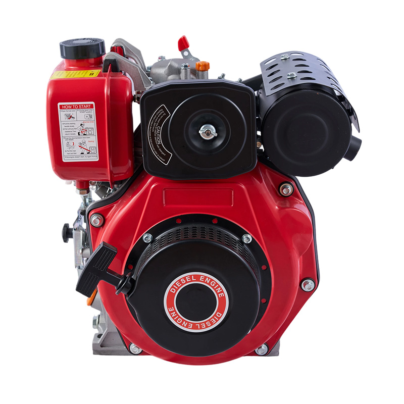 Motor diésel de refrigeración por aire de un solo cilindro 170f